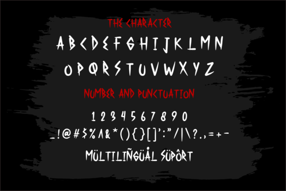 Holy Trouble Font PNG with transparent background - Preview 5