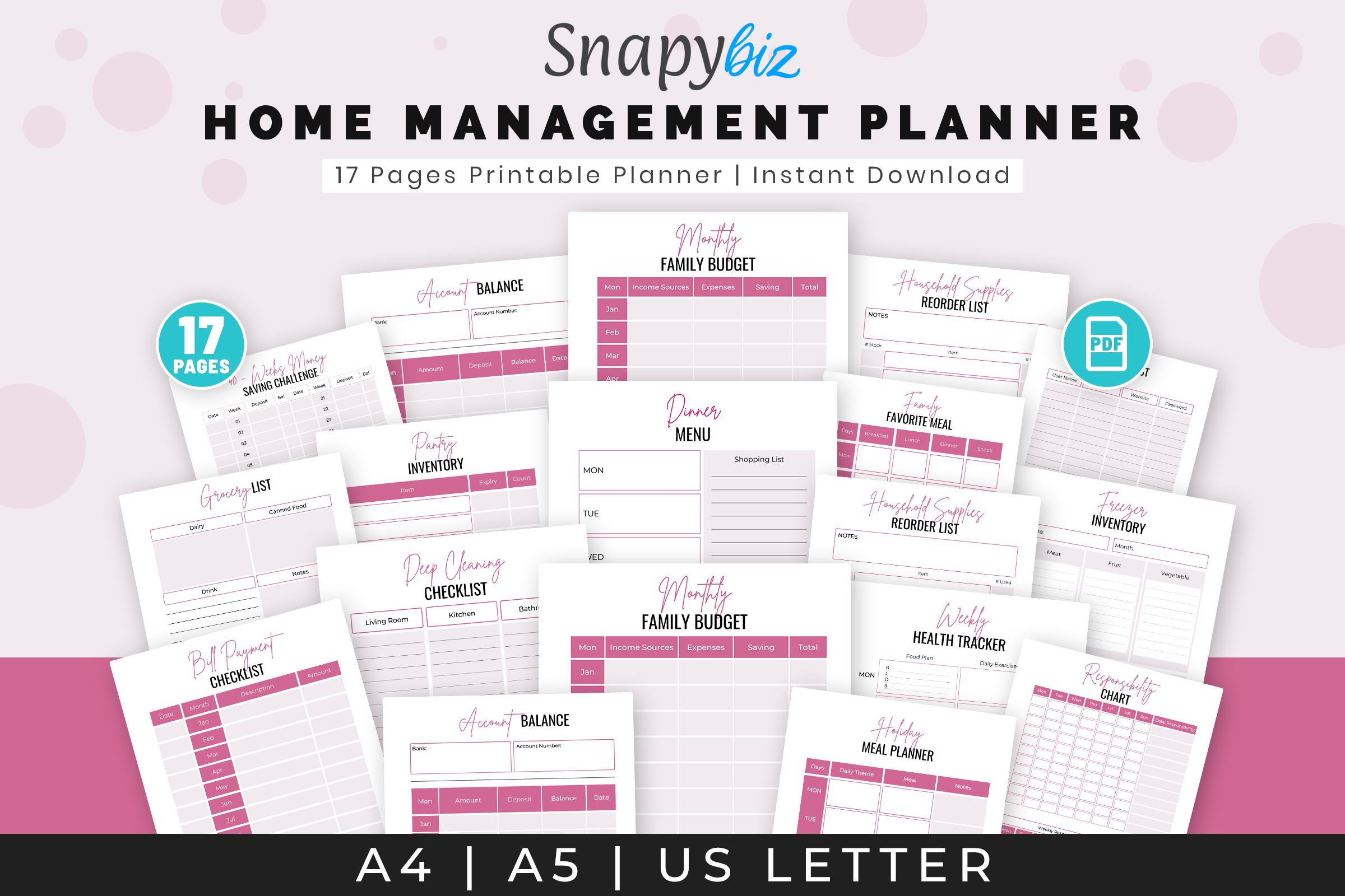 Home Management Planner