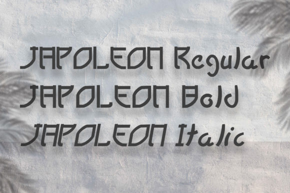 Japoleon Font PNG with transparent background - Preview 3
