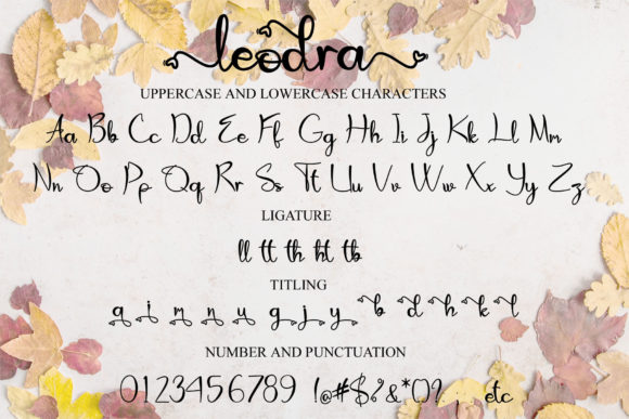 Leodra Font PNG with transparent background - Preview 6