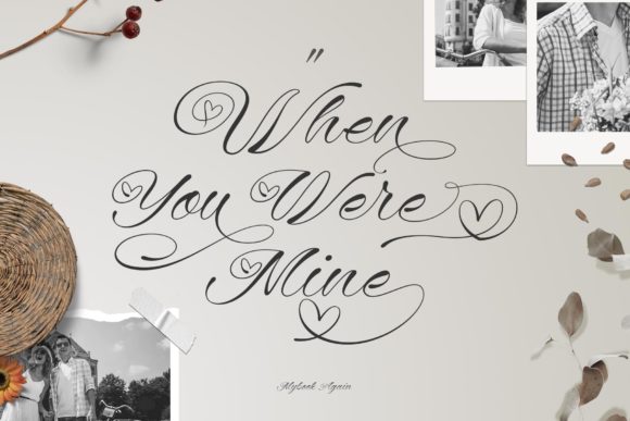 Mybook Again Font PNG with transparent background - Preview 3