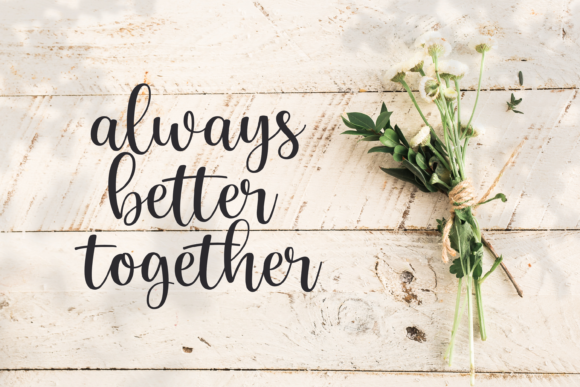 Smoothy Butter Font PNG with transparent background - Preview 1