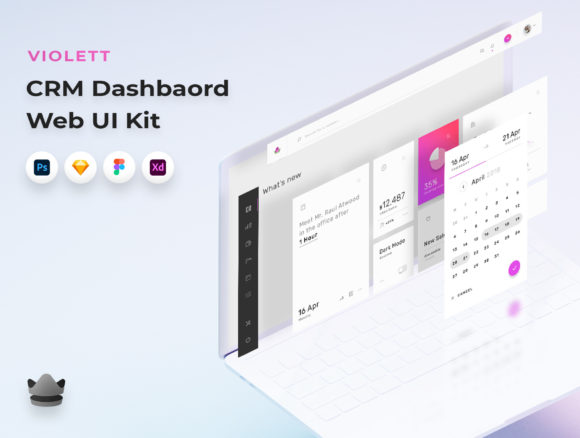 Violett - SaaS Dashboard Web UI Kit