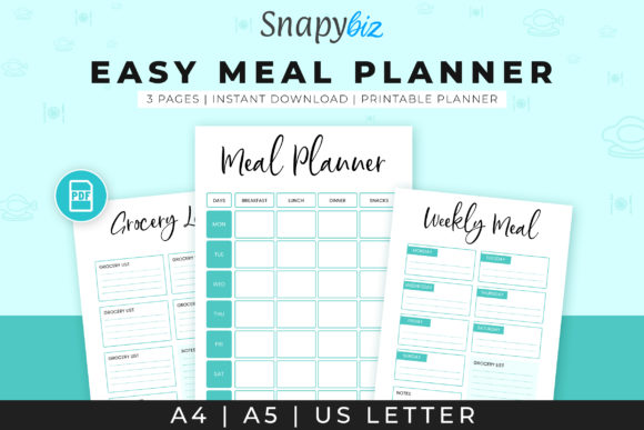 Weekly Meal Planner | Printable