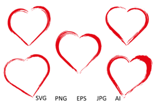 Bundle Heart & Doodle Hearts
