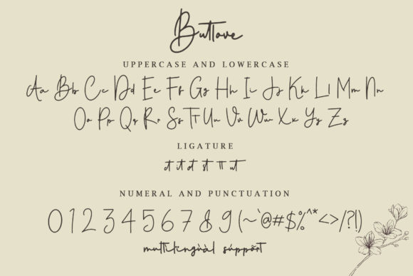 Butlove Font - Preview 4