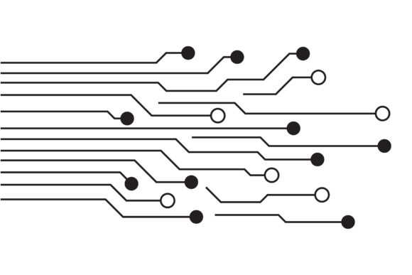 Circuit Vector Illustration