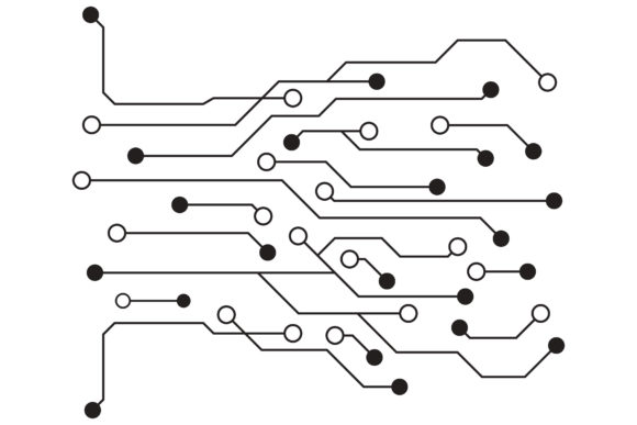 Circuit Vector Illustration