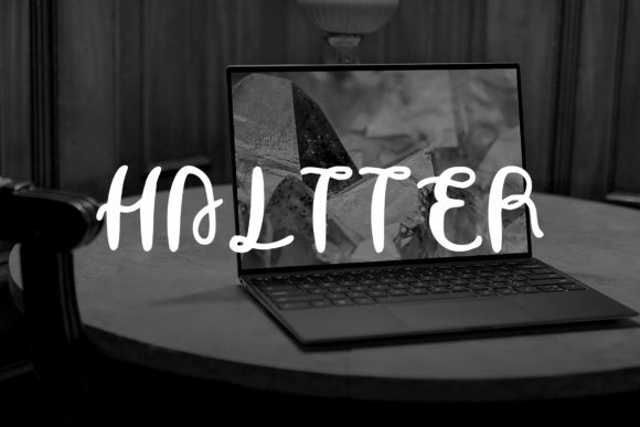 Haltter Font PNG with transparent background - Preview 1
