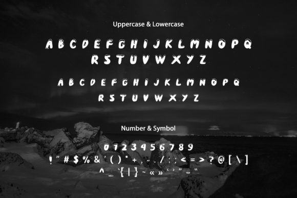 Icebase Font PNG with transparent background - Preview 2