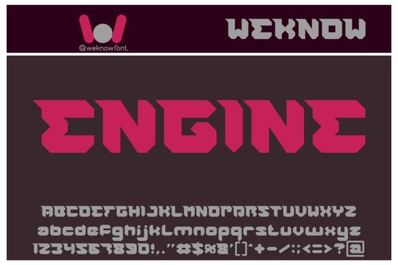 Rhinoceros Break the Wall Font PNG with transparent background - Preview 3