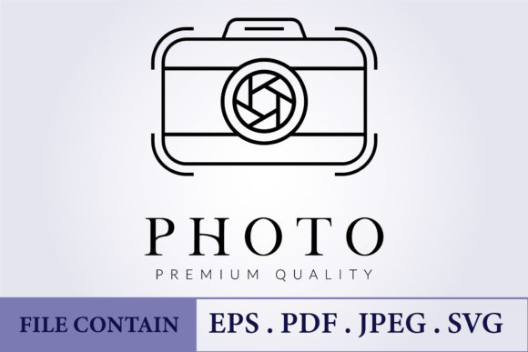 Shutter Camera Photo Logo Vector