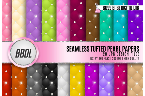 Seamless Tufted Pearl Papers