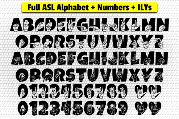Able Lingo ASL 2 Font - Preview 1