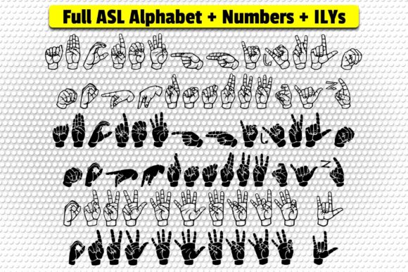 Able Lingo ASL 1 Font - Preview 1