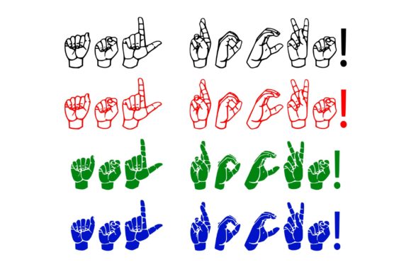 Able Lingo ASL 1 Font - Preview 3
