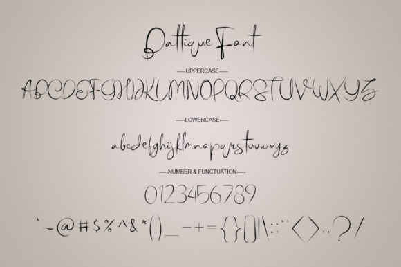 Battique Font - Preview 4
