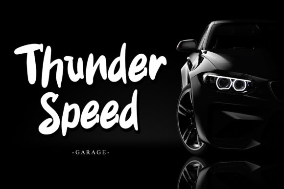 Black Thunder Font - Preview 4