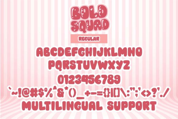 Bold Squad Font - Preview 4