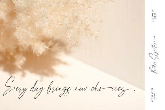 Butter Signature Font - Preview 4