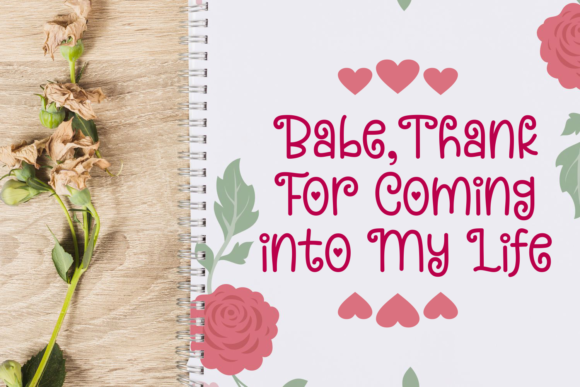 Curly Lovantine Font PNG with transparent background - Preview 2
