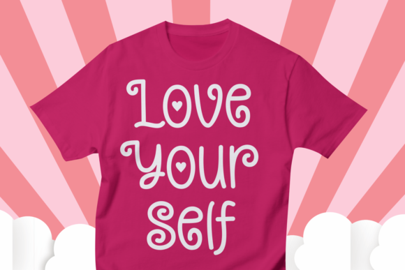 Curly Lovantine Font PNG with transparent background - Preview 3