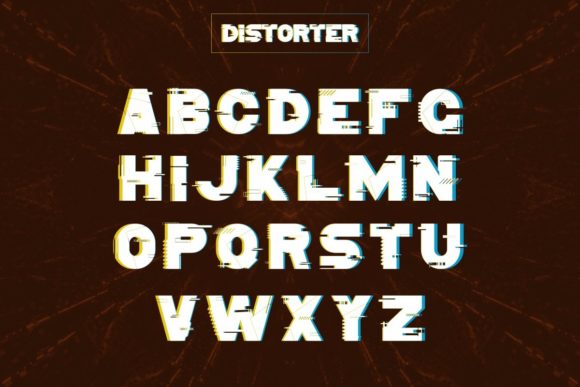 Distorter Font - Preview 3