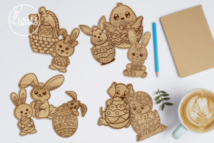 Easter DIY Paint Kit, Laser Cut for Kids · Creative Fabrica