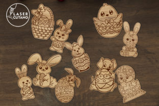 Easter DIY Paint Kit, Laser Cut for Kids · Creative Fabrica