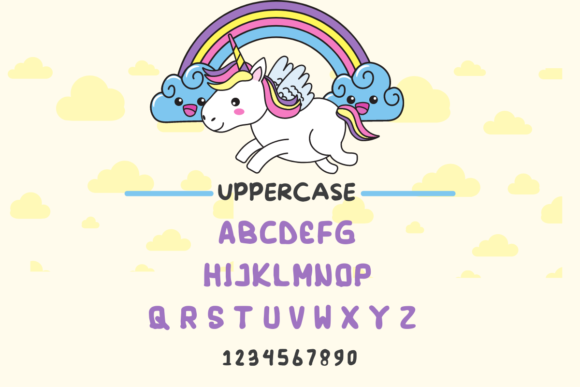 Fun Unicorn Font - Preview 3