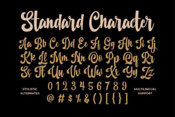 Honeystar Font PNG with transparent background - Preview 2