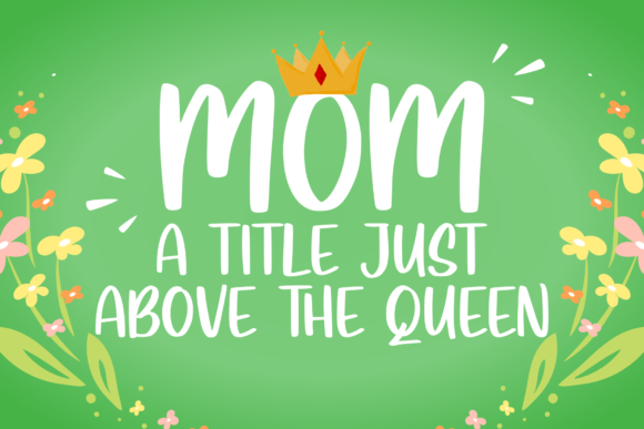 Mother Solace Font PNG with transparent background - Preview 1
