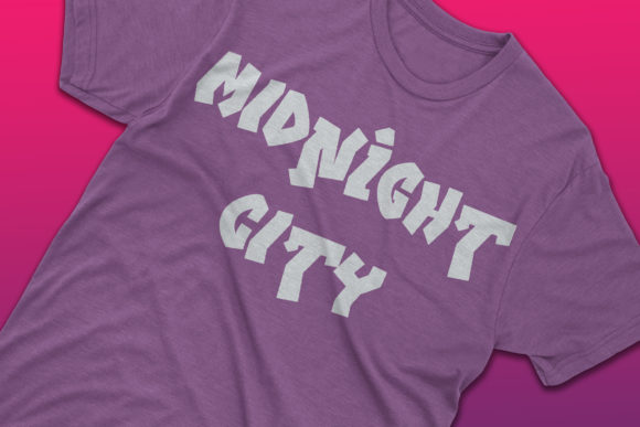 Night Fashion Font PNG with transparent background - Preview 2