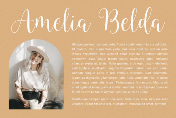 Peachy Fruity Font PNG with transparent background - Preview 1