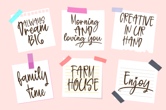 Pillowtalk Font PNG with transparent background - Preview 2