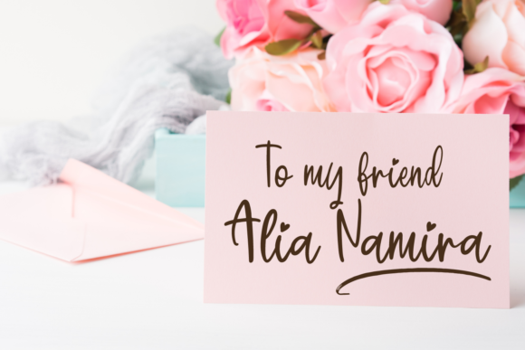 Pillowtalk Font PNG with transparent background - Preview 5