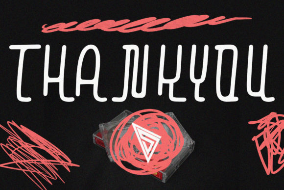 Radio Stereo Font PNG with transparent background - Preview 4