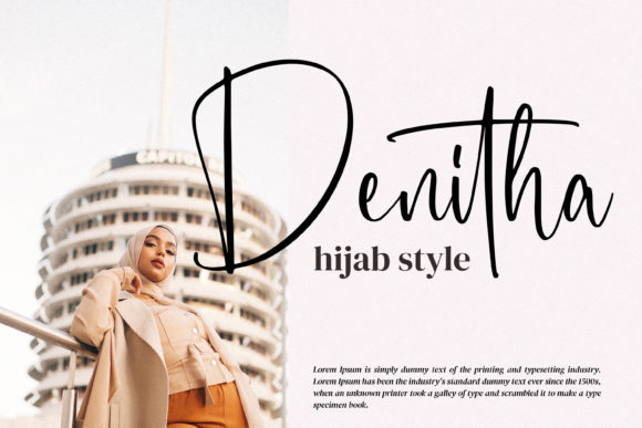 Rendika Font PNG with transparent background - Preview 1
