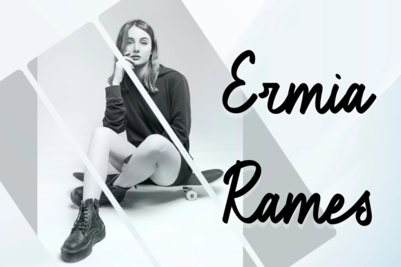 Respects Font PNG with transparent background - Preview 2