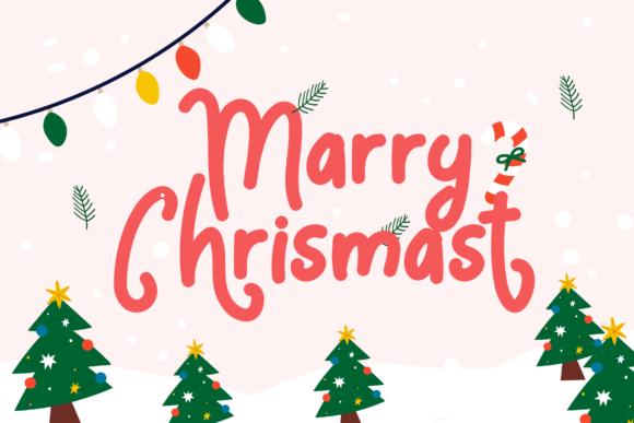 Santo Candy Font PNG with transparent background - Preview 4