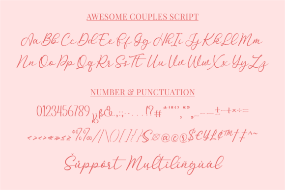 Awesome Couples Font - Preview 2