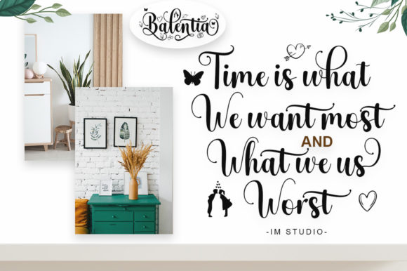 Balentia Font - Preview 3