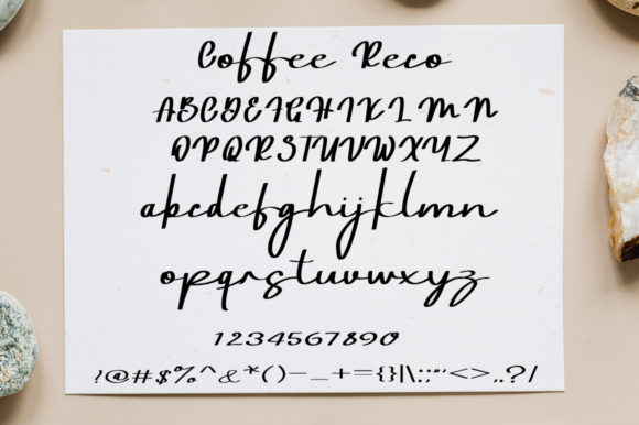 Coffee Reco Font - Preview 1