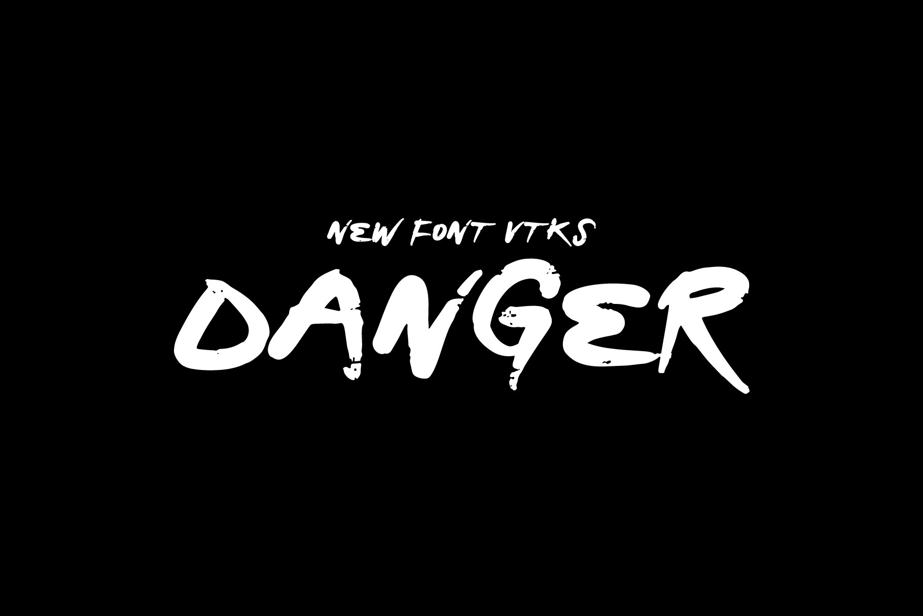 Danger Font by VTKS Design · Creative Fabrica
