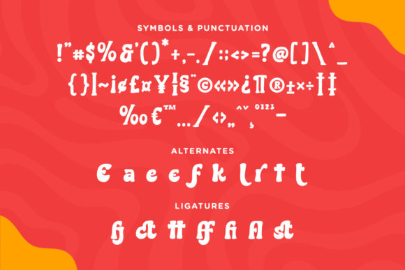 Gummies Font font preview - 2