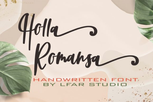 Holla Romansa Font - Preview 2