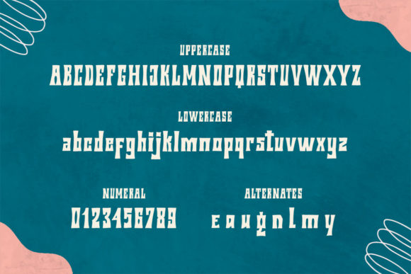 Marshed Font PNG with transparent background - Preview 1