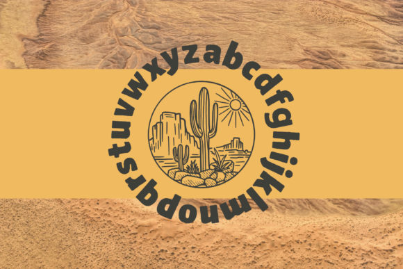Sandbad Font PNG with transparent background - Preview 2