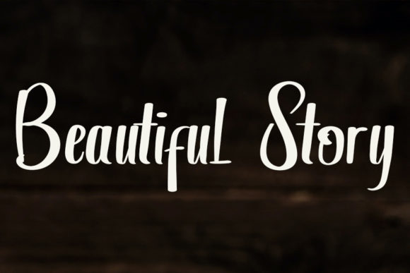 Signature Story Font PNG with transparent background - Preview 3