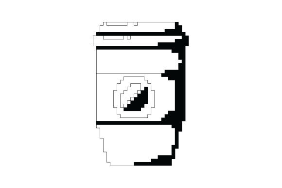 Pixel Art Coffee Cup SVG Cut file by Creative Fabrica Crafts  Creative  Fabrica